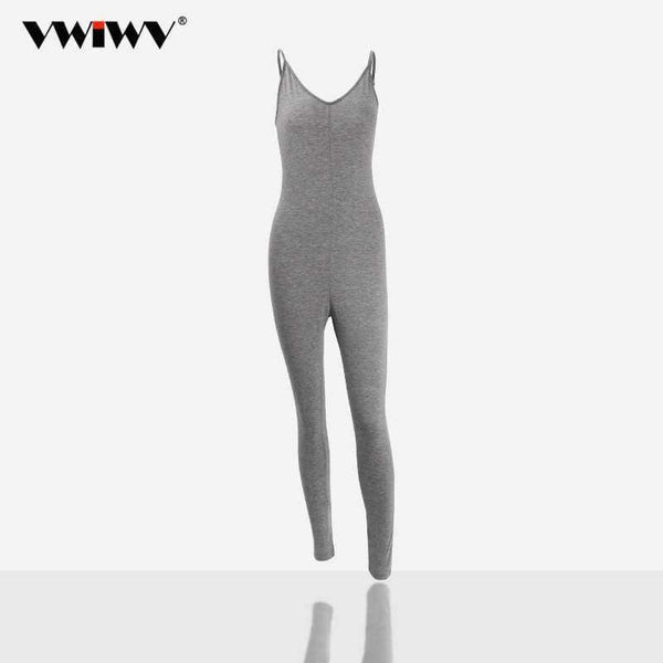 Planet Gates Red Jumpsuit / L / United States New Arrival Regular Casual Fashion V-Neck Sexy Rompers Womens Jumpsuit for Women 6 Colors Jumpsuit