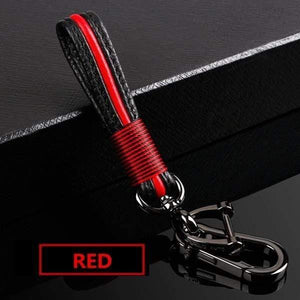 Planet Gates Red keychain / blue Carbon Fiber Silica Gel Key Case Full-encircling for Nissan Infiniti QX50 Q50L Q60 Q70 QX6 Material for Durability