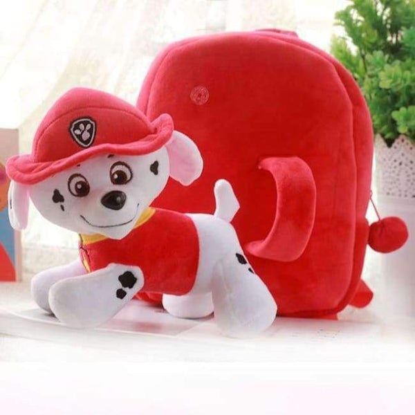 Planet Gates red Kids Bag For Girls Cute Plush Dog Backpacks For Boys Preschool Bags Baby Toddler Backpack Kindergarten SchoolBags For Children