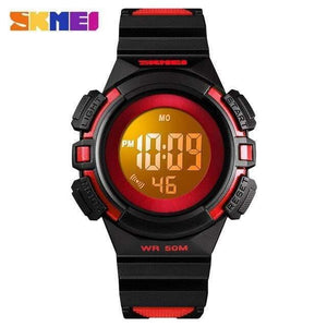 Planet Gates red Kids Watch Waterproof Luxury Stopwatch Outdoor Anti-Shock Sport Children Watch Luminous Led Fashion Digital Watches