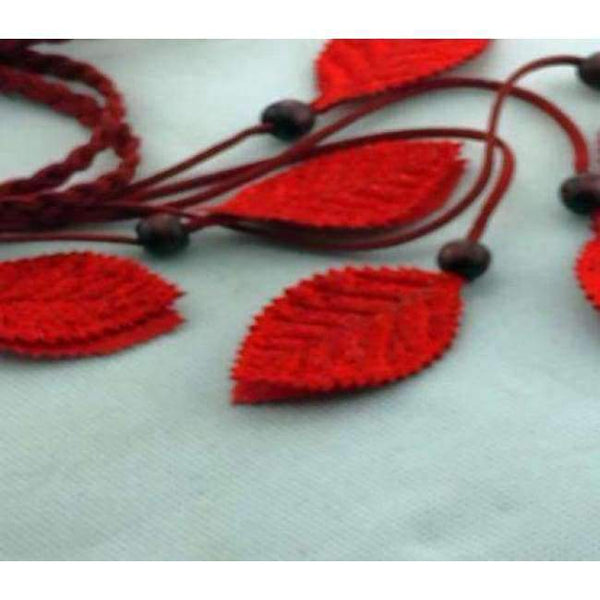 Planet Gates red / L 2017 Fashion Handmade Braided Women's Belt Flash Leaf Slender Belts Four Seasons Accessories Waist Chain Free shipping