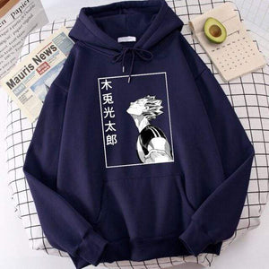 Planet Gates red / L / China Haikyuu Bokuto Koutarou Print Hoodies Men Hip Hop Casual Streetwear Fashion Funny Sweatshirts Kuroo Anime Casual Hooded Mens