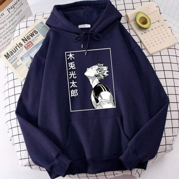 Planet Gates red / L / China Haikyuu Bokuto Koutarou Print Hoodies Men Hip Hop Casual Streetwear Fashion Funny Sweatshirts Kuroo Anime Casual Hooded Mens