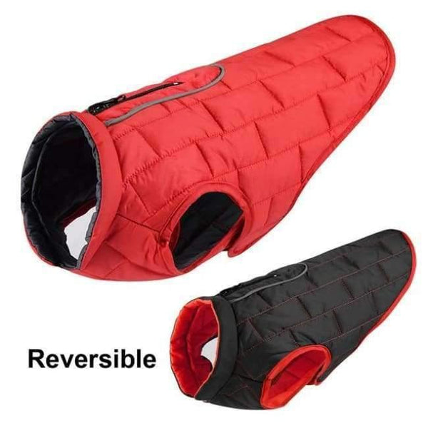 Planet Gates Red / L Clothes French Dog Jacket Winter Pet Clothing Waterproof Reflective Coat ropa para perro For Small Medium Large Big Dogs