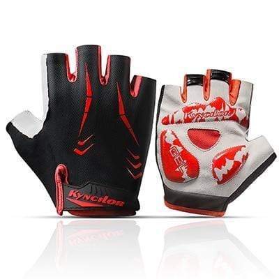 Planet Gates Red / L Cycling Gloves Fingerless Riding MTB Bike Bicycle Glove Thermal Warm Motorcycle Winter Autumn Women Men