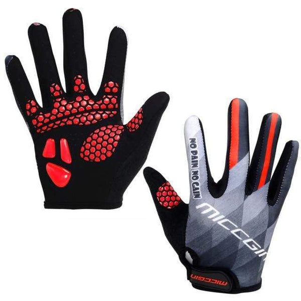 Planet Gates Red / L Gloves Cycling Touch Screen GEL Bike Sport Shockproof Road Full Finger Bicycle Glove For Men Woman MICCGIN