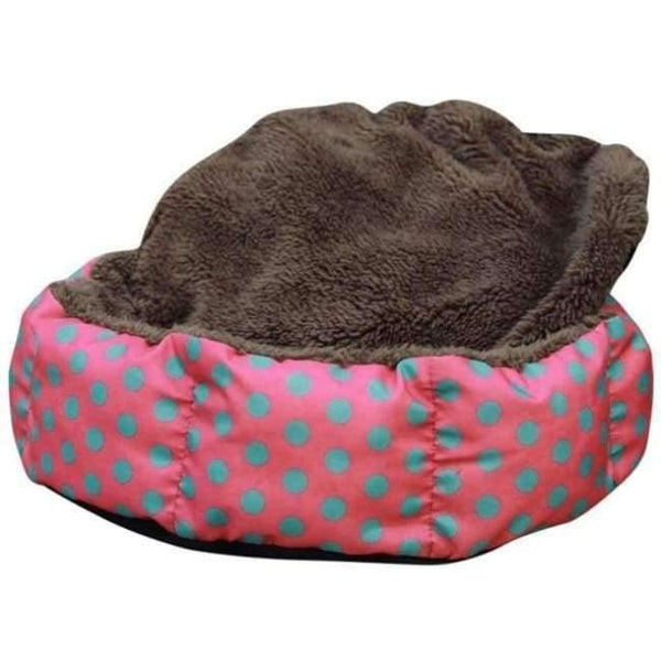 Planet Gates Red / L Leopard Print Pet Cat and Dog Bed Pink Blue Yellowish brown, Deep pink SIZE S M L XL Puppy House New