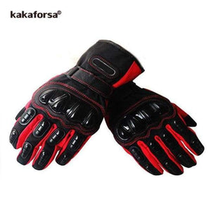 Planet Gates Red / L Men Winter Warm Ski Gloves Waterproof Skiing Glove Outdoor Windproof Breathable Motorcycle Snow Snowboard Gloves