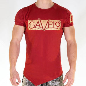 Mens Joggers Workout Cotton T-shirt Casual Fashion Slim T Shirt Male Gyms Fitness Bodybuilding Tee Tops Summer Crossfit Clothing