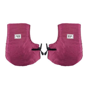 Planet Gates Red / L Motorcycle Hand Handlebar Gloves 35x26cm Winter Thicken Warmer Motorbike/Scooter Handlebar Grip Muffs Waterproof Windproof