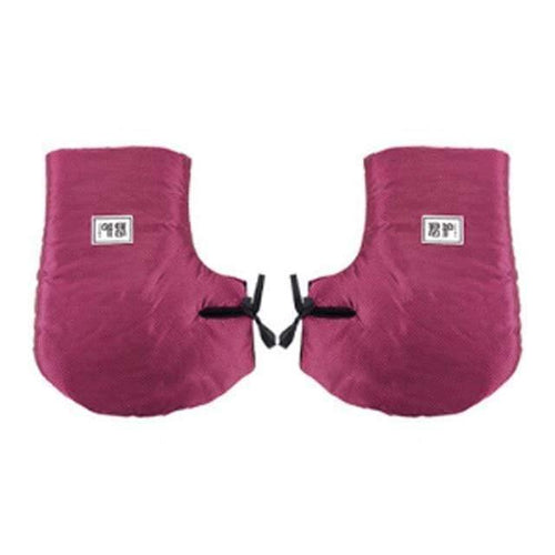 Planet Gates Red / L Motorcycle Hand Handlebar Gloves 35x26cm Winter Thicken Warmer Motorbike/Scooter Handlebar Grip Muffs Waterproof Windproof