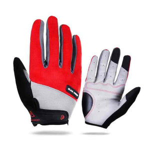 Planet Gates Red / L Outdoor Men's Full Finger Cycling Gloves Guantes Ciclismo Road Mountain Bike MTB Gloves Long Finger Bicycle Gloves M L XL