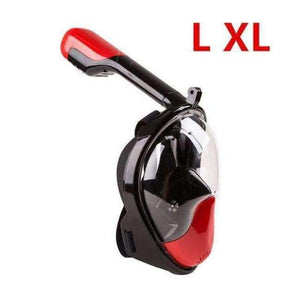 Planet Gates Red   L XL Diving Mask Scuba Mask Underwater Anti Fog Full Face Snorkeling Mask Women Men Kids Swimming Snorkel Diving Equipment