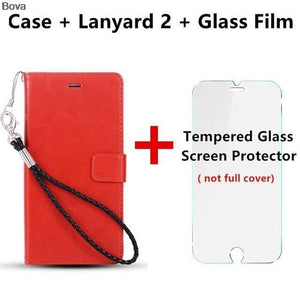 Planet Gates Red Lanyard2 Film Huawei honor 5X card holder cover case for Huawei Honor 5X leather phone case ultra thin wallet flip cover