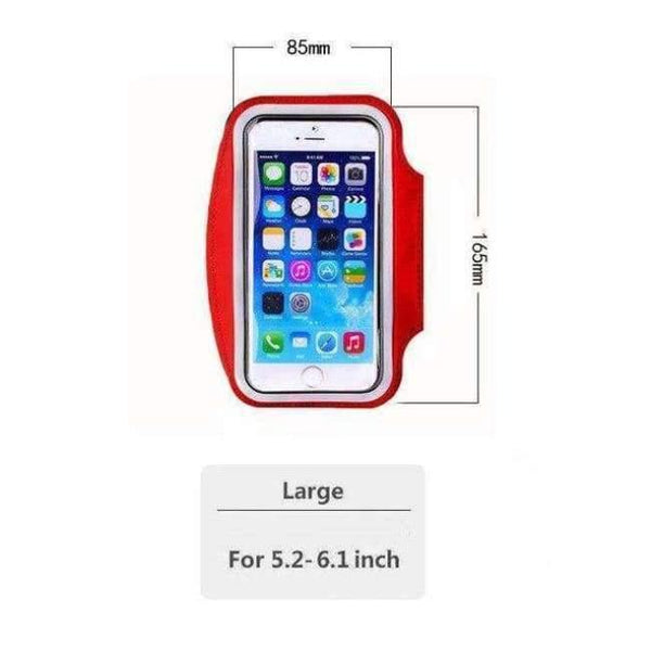 Planet Gates Red Large Armband Hand Bag Case For iPhone 7 6 Cloth Gym Running Pouch Arm Band For iPhone 7 7s Plus Tiske Mobile Phone Holder Bag