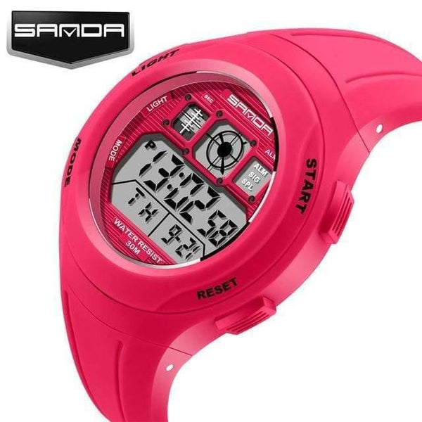 Planet Gates Red LED Digital Children Watch Kids Watches Girls Boys Clock Child Sport Wrist Watch Electronic for Girl Boy Surprise Gift