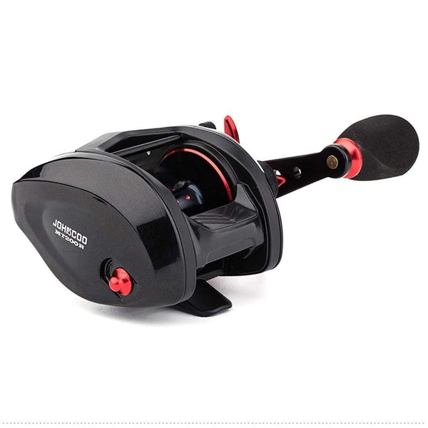 Planet Gates Red / Left Hand Retrieve Bait Casting Reel Big Game 13kg Max Drag Saltwater Fishing Reel 11+1 BB 7.1:1 Aluminium Alloy Body Jigging Fishing Reel