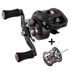 Planet Gates Red / Left Hand SAEX ELITE Fishing Reel Extra Light Spool Right and Left Hand 13BB 7.3:1 Gear Ratio 167g  Light baitcasting Reel