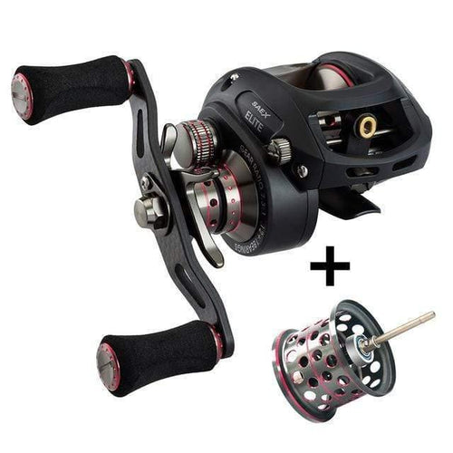 Planet Gates Red / Left Hand SAEX ELITE Fishing Reel Extra Light Spool Right and Left Hand 13BB 7.3:1 Gear Ratio 167g  Light baitcasting Reel