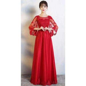 Planet Gates red long / 6 New Black Cocktail Dresses Above Knee Lace Butterfly Half Sleeve Elegant cocktail Party Gown Vestidos De Novia