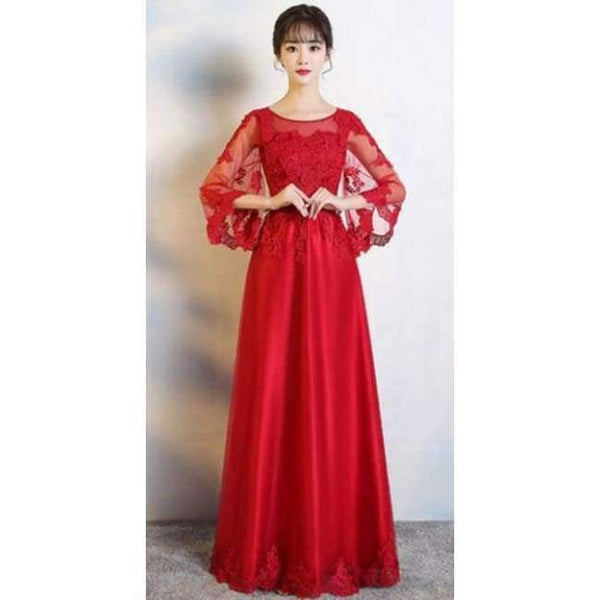 Planet Gates red long / 6 New Black Cocktail Dresses Above Knee Lace Butterfly Half Sleeve Elegant cocktail Party Gown Vestidos De Novia