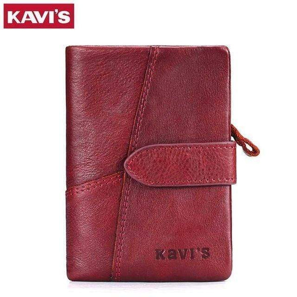 Planet Gates Red M / China Genuine Leather Women Wallet And Purses Coin Purse Female Small Portomonee Rfid Walet Lady Perse For Girls Money Bag