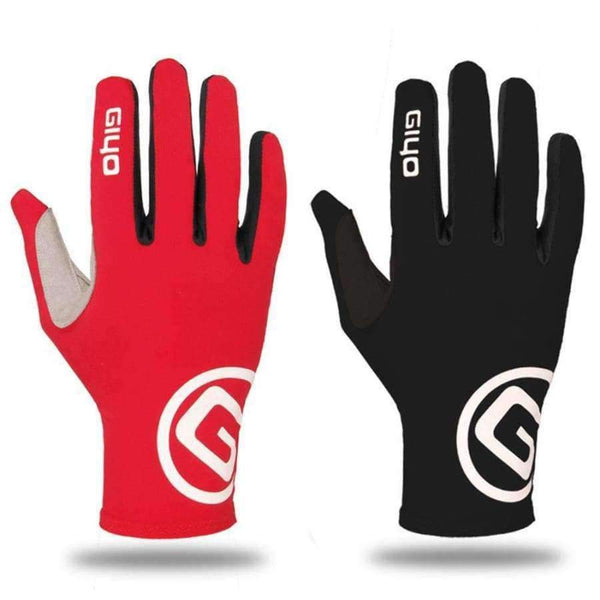 Planet Gates Red / M Full Finger Cycling Gloves MTB Bike Bicycle Gloves Lycra fabric Outdoor Sport Fitness Gloves Bike Accessories