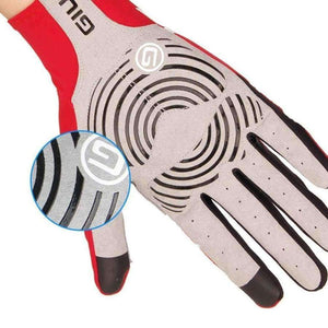 Planet Gates Red / M Full Finger Cycling Gloves MTB Bike Bicycle Gloves Lycra fabric Outdoor Sport Fitness Gloves Bike Accessories
