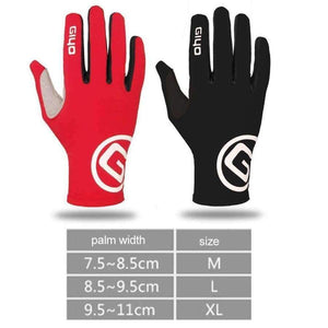 Planet Gates Red / M Full Finger Cycling Gloves MTB Bike Bicycle Gloves Lycra fabric Outdoor Sport Fitness Gloves Bike Accessories