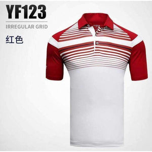 Planet Gates Red / M Golf Shirt Men Sports POLO Shirt Turn-down Collar Jersey Anti Sweat Comfortable Good Elastic Summer Shirt