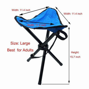 Planet Gates RED M Jeebel Portable Folding Chair Camping Foldable Stool Tripod Seat For Fishing Picnic Beach Seat Ultralight Outdoor Camp