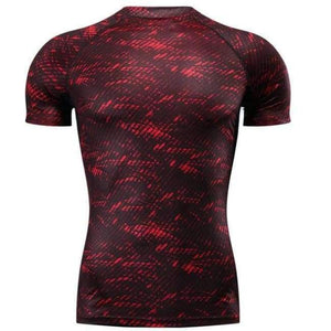 Planet Gates Red / M MMA T-Shirt Rashguard MMA Gym Tee Shirt Fighting Martial Arts Fitness Training Muay Thai T Shirt Men Homme  Jersey