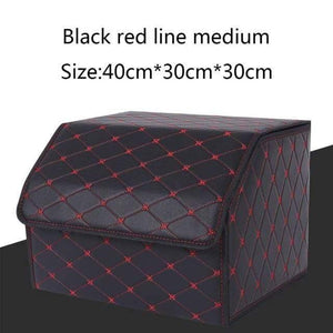 Planet Gates Red M Multipurpose Collapsible Car Trunk Storage Organizer With Lid Portable Car Storage Box Car Trunk Organizer