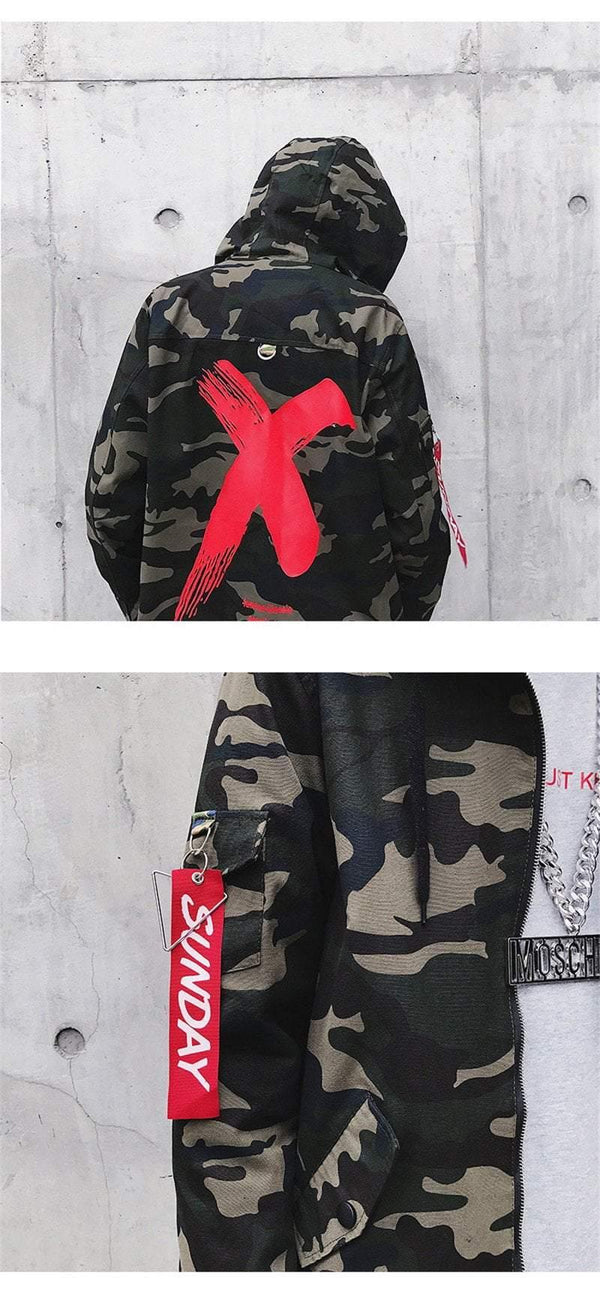 Patchwork Camouflage Men Bomber Jacket Coat Autumn  Pilot Flight Biker Jacket Men - Planet Gates