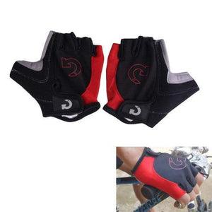 Planet Gates Red / M / United States Half Finger Cycling Gloves Men Women Outdoor Sports Anti Slip Gel Pad Motorcycle MTB Road Bike Gloves for Bicycles S-XL