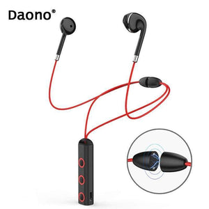Planet Gates Red Magnetic Bluetooth Headset  Earphone Sport Running Headphone Bluetooth Earpiece With Mic Stereo Earbuds For all phone