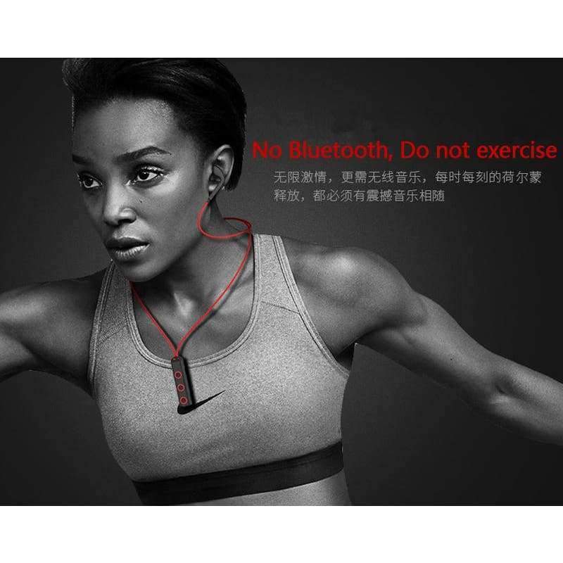 Planet Gates Red Magnetic Bluetooth Headset  Earphone Sport Running Headphone Bluetooth Earpiece With Mic Stereo Earbuds For all phone