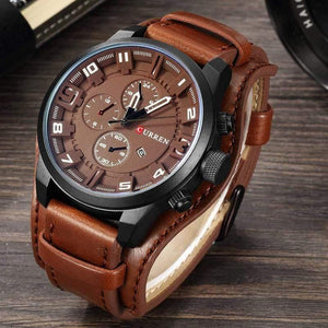 Planet Gates red Men's Watches Top Brand Luxury Fashion&Casual Business Quartz Watch Date Waterproof Wristwatch Hodinky Relogio Masculino