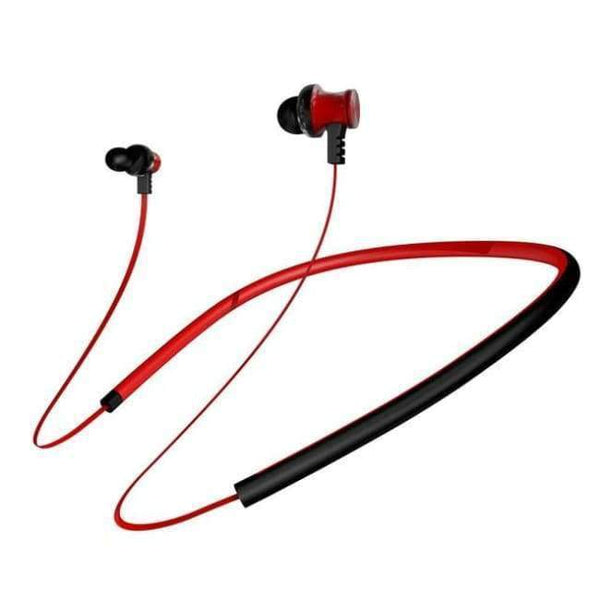 Planet Gates red Metal Sports Bluetooth Headphone SweatProof Earphone Magnetic Earpiece Stereo Wireless Headset for Mobile Phone