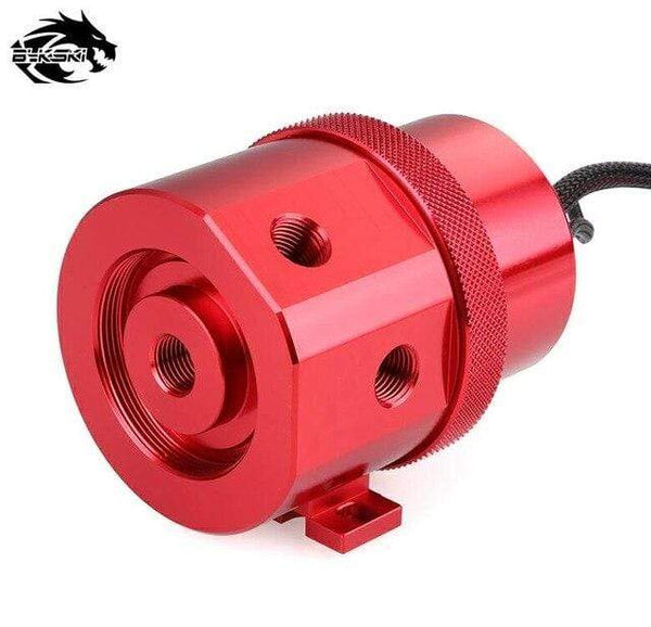 Planet Gates Red - New PWM Automatic Speed Control Pump Water Cooling System Maximum Flow 1100L/H Compatible D5 Pump 5 Colors Cover B-PMS5-NX