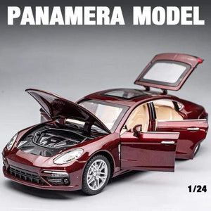 Planet Gates Red no box 1:24 Panamera  Alloy Car Model Diecasts Toy Vehicles Toy Cars Sound and light Kid Toys For Children Gifts Boy Toy