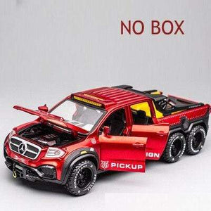 Planet Gates red no box 1:28 Benz X-Class 6*6 Monster Trucks Diecasts & Toy Vehicles Car Model Miniature Scale Model Car Toys Children Collections