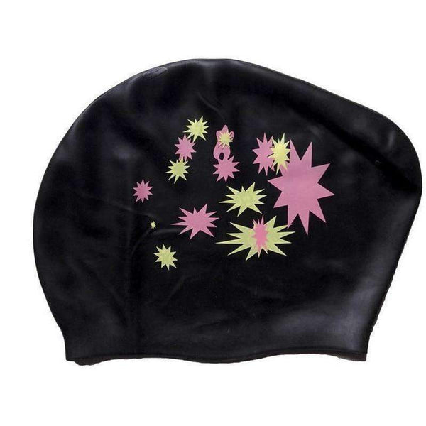 Planet Gates Red / One Size Adult Silicone Elastic Waterproof Protect Ears Long Hair Sports Swim Pool Hat Swimming Cap Men Women Free size