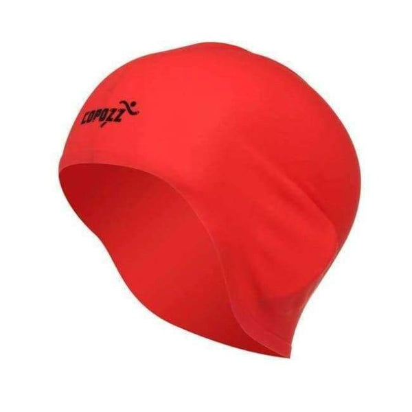 Planet Gates Red / One Size / China Flexible Silicone Waterproof Swimming Cap Swimwear/hat Cover Ear Swim for Men women Unisex Adult  long short hair