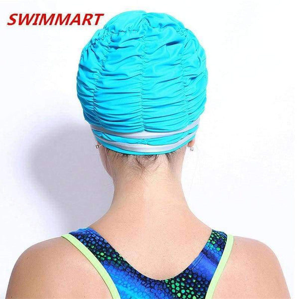 Planet Gates Red / One Size New Flower Women Swim Cap 2018 Hot Sale Swimming Hat for Long Hair Solid 3D Floral Swiming Caps for Girl Female Free Size