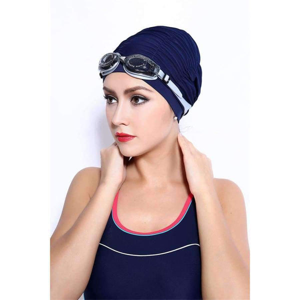 Planet Gates Red / One Size New Flower Women Swim Cap 2018 Hot Sale Swimming Hat for Long Hair Solid 3D Floral Swiming Caps for Girl Female Free Size