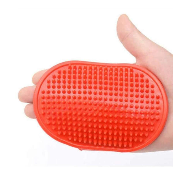 Planet Gates Red / one size Pet Dog Cat Bath Brush Comb Rubber Glove Hair Fur Grooming Massaging Massage Mit removal brush perro Pet Glove 5.Agust.2