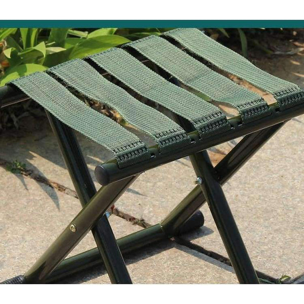 Planet Gates Red Outdoor Folding Chairs Upgraded Camping Chair Fishing Stool Outdoor Tool Walking Stick Stool Durable Outdoor Camp Chair