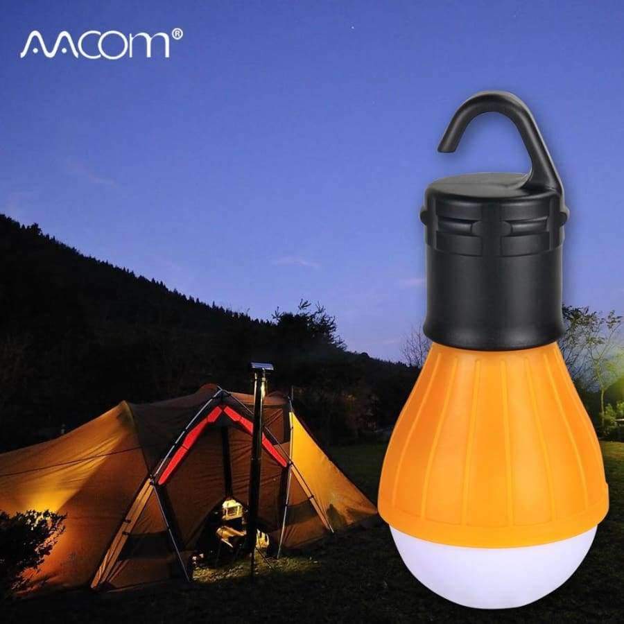 Planet Gates Red Outdoor LED Tent Lamp Waterproof Portable LED Diode Camping Light Bulb Emergency Lighting AAA Battery Powered Four Colors Choice