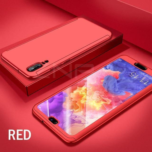 Planet Gates Red / For P9 ZNP 360 Full Cover Phone Case For Huawei P9 P10 P20 Mate 9 10 Lite P10 Plus Cases With Glass For Huawei P20 Mate 10 Pro P9 Case